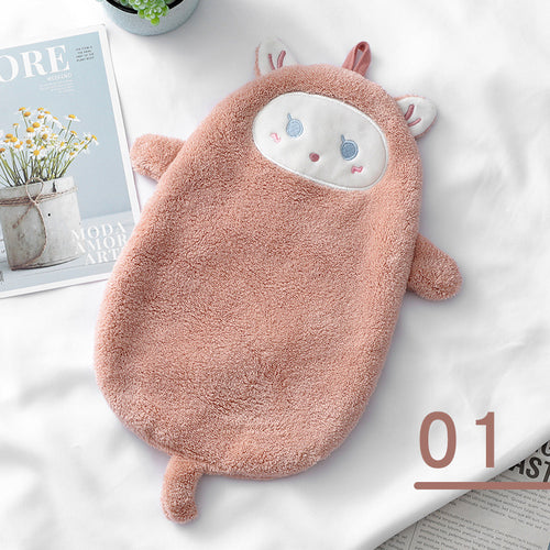 Cartoon Absorbent Hand Towels for Bathroom Cleaning
